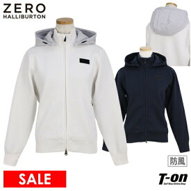 【30％OFF SALE】ゼロハリバートン ゴルフ ZERO HALLIBURTON GOLF レディース ブルゾン ニットブルゾン 防風裏地付 中綿フード付 異素材切替デザイン ロゴワッペン付 【送料無料】 ゴルフウェア