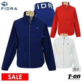 【30％OFF SALE】フィドラ FIDRA メンズ ブルゾン ライトウェイトブルゾン ストレッチ 撥水 ベンチレーション メッシュ裏地 衿ビッグロゴプリント エンボス調 チェック柄 ゴルフウェア