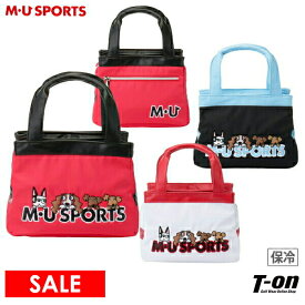 【40％OFF SALE】MUスポーツ エムユー スポーツ M.U SPORTS MUSPORTS レディース カートバッグ カートポーチ 保冷バッグ バイカラーデザイン キャラクター刺繍 ゴルフ