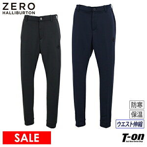 【30%OFF SALE】ゼロハリバートン ゴルフ ZERO HALLIBURTON GOLF メンズ パンツ ロングパンツ ジョガーパンツ スウェットジョガー 軽量 裏起毛 保温 防寒 ウエストゴム シリコンワッペン 【送料無料