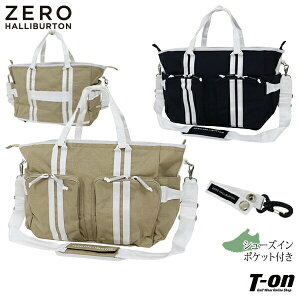 【安心の正規品5年保証】ゼロハリバートン ゴルフ ZERO HALLIBURTON GOLF メンズ レディース トートバッグ ビッグトートバッグ シューズインポケット付 配色ライン ダブルリブデザイン コーデュ