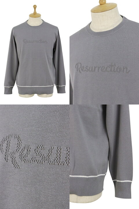 楽天市場】レザレクション Resurrection メンズ セーター クルーネック  