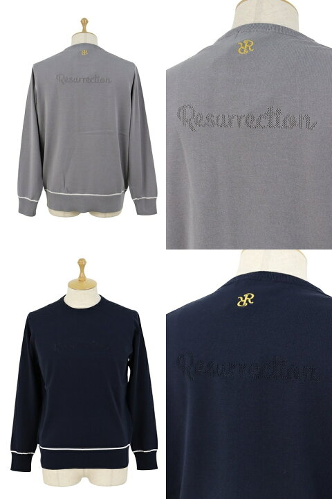 楽天市場】レザレクション Resurrection メンズ セーター クルーネック  