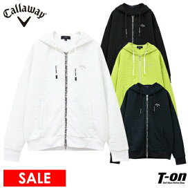【タイムセール 8/18 13:00迄 40％OFF】キャロウェイ アパレル キャロウェイ ゴルフ Callaway APPAREL レディース ブルゾン パーカー フルジップ スウェットパーカー キルトデザイン ロゴ刺繍 プリントファスナー ゴルフウェア