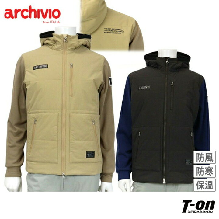 楽天市場】アルチビオ archivio メンズ ブルゾン フード付き 中綿入り 