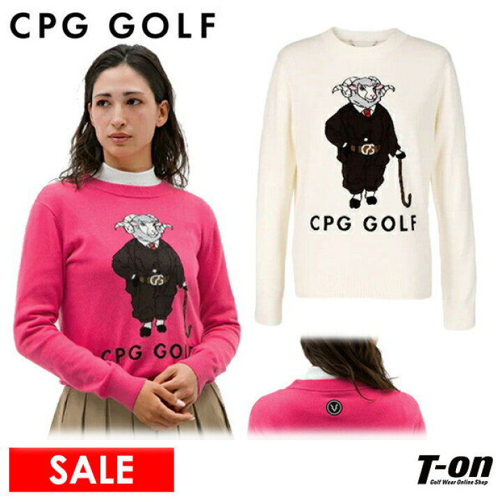 楽天市場】シーピージー ゴルフ CPG GOLF レディース セーター クルー 