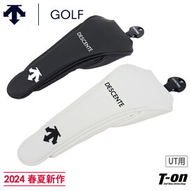 デサントゴルフ デサント DESCENTE GOLF メンズ レディース ヘッドカバー ユーティリティ用ヘッドカバー ダイヤル式番手付き マグネット開閉仕様 WIMPLEデザイン 2024 春夏 新作 ゴルフ