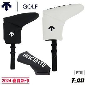 デサントゴルフ デサント DESCENTE GOLF メンズ レディース パターカバー ピン型パターカバー マグネット開閉仕様 シリコンロゴ 2024 春夏 新作 ゴルフ