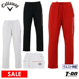 キャロウェイ アパレル キャロウェイ ゴルフ Callaway APPAREL レディース パンツ ロングパンツ スウェットパンツ ストレッチ ウエスト伸縮 ハートモチーフロゴプリント 【送料無料】 2024 春夏 新作 ゴルフウェア