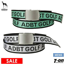 アダバット adabat メンズ ベルト 【ADBT】 ロゴデザイン ベルト テープベルト ベルトカット可 2024 春夏 新作 ゴルフ