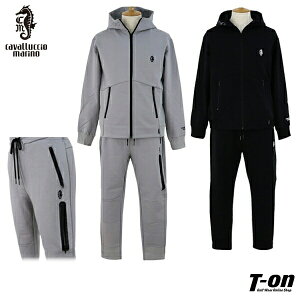カヴァッルッチョ マリーノ CAVALLUCCIO MARINO メンズ パーカー ロングパンツ スウェット セットアップ 上下セット フーディー ジョガーパンツ ツインセット 2点セット ロゴプリント 【送料無料