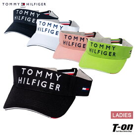 トミー ヒルフィガー ゴルフ TOMMY HILFIGER GOLF 日本正規品 レディース サンバイザー ツイルコットン素材 スベリ内側パイル地 ロゴ刺繍 ゴルフ