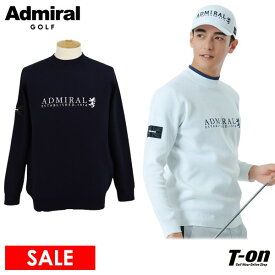 【30％OFF SALE】アドミラルゴルフ Admiral Golf 日本正規品 メンズ セーター クルーネックセーター ロゴ刺繍 バックメッシュデザイン ユニオンジャックワッペン付 2024 春夏 新作 ゴルフウェア