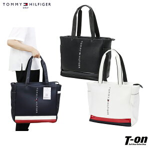 トミー ヒルフィガー ゴルフ TOMMY HILFIGER GOLF 日本正規品 メンズ レディース トートバッグ ビッグトートバッグ 型押しレザー調 エナメル素材切替 ロゴ刺繍 トリコロールデザイン 【送料無料