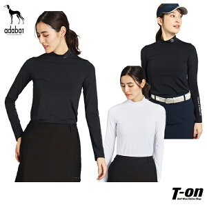アダバット adabat レディース ハイネックシャツ 長袖【COOL】ハイネック スポーツインナー クールコアハイネックインナー 【送料無料】 ゴルフウェア