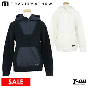 �y30��OFF SALE�z�g�����B�X�}�V���[ TRAVISMATHEW ���f�B�[�X �Z�[�^�[ �t�[�h�t�� �j�b�g �t�[�f�B�[ �ّf�ސؑ� �V�F�j�[���j�b�g ���S���b�y�� W Hybrid Knit Hoodie �y���������z 2025 �H�~ �V�� �S��