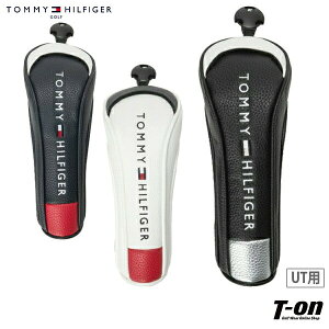 トミー ヒルフィガー ゴルフ TOMMY HILFIGER GOLF 日本正規品 メンズ レディース ヘッドカバー ユーティリティ用ヘッドカバー レザー調×リブニット素材 配色切替デザイン ダイヤル式番手付き ロ