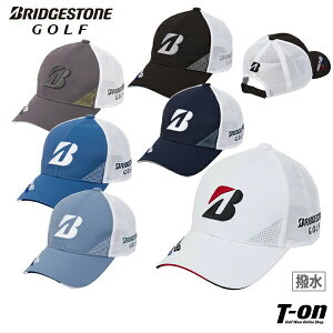 ブリヂストン ゴルフ BRIDGESTONE GOLF メンズ レディース キャップ プロモデルキャップ メッシュキャップ シーズン限定モデル 撥水 一部冷感 配色切替 立体ロゴ刺繍 ゴルフ 【送料無料】