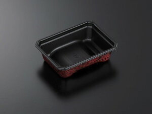 どんぶり SD冨重 K16-12 BK-幹BR 身 【600枚本体蓋セット】 SD冨重 K1612 弁当容器 お弁当箱 業務用 使い捨て容器 テイクアウト容器