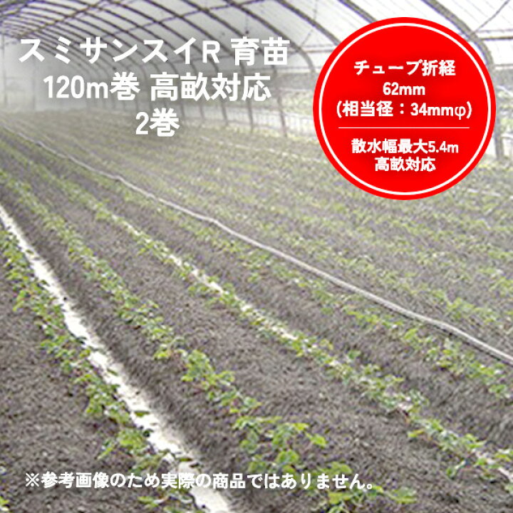 楽天市場】【2巻セット】スミサンスイ R育苗 120m巻 高畝対応 WB1065 