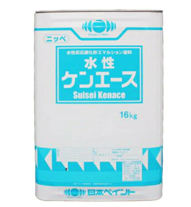 楽天市場】水性 ケンエースグロス 3分ツヤ有 白 16kg 水性塗料 ニッペ 