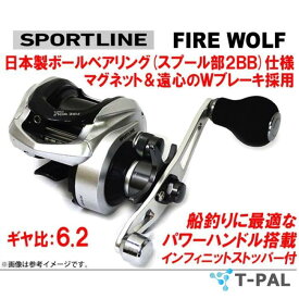 グローブライド（ダイワ）スポーツライン(SPORT LINE) ベイトリール CC FIREWOLF F50PL 左巻き