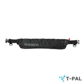 シマノ(SHIMANO) ラフトエアジャケット ウエストタイプ (膨脹式救命具) VF-052K フルブラック フリー