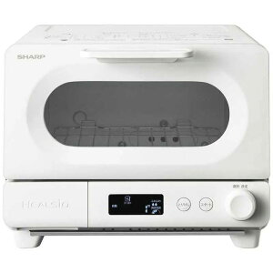 シャープ SHARP ウォーターオーブントースター HEALSIO ヘルシオ 1410W/食パン2枚 ホワイト AX-WT1 W