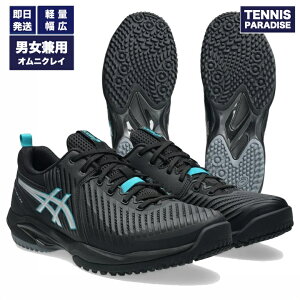 2026 asics �A�V�b�N�X �e�j�X�V���[�Y �I���j�N���[ �v���X�e�[�W�l�I���C�h / PRESTIGE NEO OC WIDE (1043A029-001) �u���b�N × �s���A�V���o�[