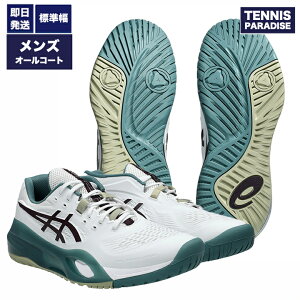 2026 asics �A�V�b�N�X �e�j�X�V���[�Y �I�[���R�[�g �����Y �Q�����]�����[�V����10 / GEL-RESOLUTION X (1041A481-104) �z���C�g×�_�[�N�I�[�x���W�[�kfw