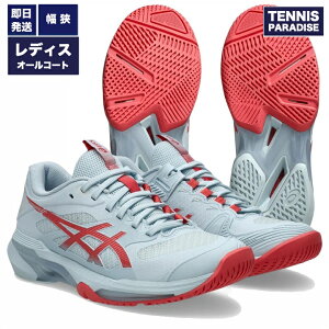 2026 asics �A�V�b�N�X �e�j�X�V���[�Y �I�[���R�[�g ���f�B�[�X �\�����[�V�����X�s�[�hFF4 / SOLUTION SPEED FF 4 (1042A307-400) �X�J�C × �V�G�i