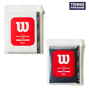Wilson �E�C���\�� �e�j�X�O���b�v�e�[�v �I�[�o�[�O���b�v �v���I�[�o�[�O���b�v V2 12PK / PRO OVERGRIP V2 12PK (WR8450101001) (WR8450102001) �z���C�g�E�u���b�N