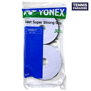 YONEX lbNX ejX Obve[v I[o[Obv EFbgX[p[XgOObv 30PK / Wet Super Strong Grip (30{) (AC133-30) zCg