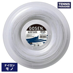 GOSEN �S�[�Z�� �e�j�X�K�b�g �i�C���� �~�N���X�[�p�[16�E16L / MICRO SUPER 16�E16L (1.30mm) (1.25mm) (TS4002W) (TS4012W) �z���C�g 16�F240m���[�� 16L�F220m���[��
