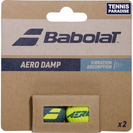 2026 Babolat バボラ テニス用品小物 アクセサリ 振動止め アエロダンプ2PK / AERO DAMP (2個入) (700137) イエロー × グレー