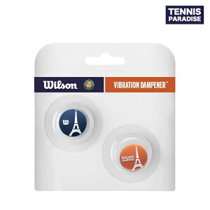 2025 Wilson ウイルソン テニス用品小物 アクセサリ 振動止め ローラン・ギャロス エッフェルタワー ダンプナー RG / EIFFEL TOWER DAMPENER RG (WR8403901001) ネイビー × クレー