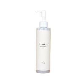 Dr.cocor クレンジングジェル 200mL ドクターココール クレンジング ジェル 敏感肌 低刺激 石油系界面活性剤不使用 エタノール不使用 動物性原料不使用 ボトル メイク落とし