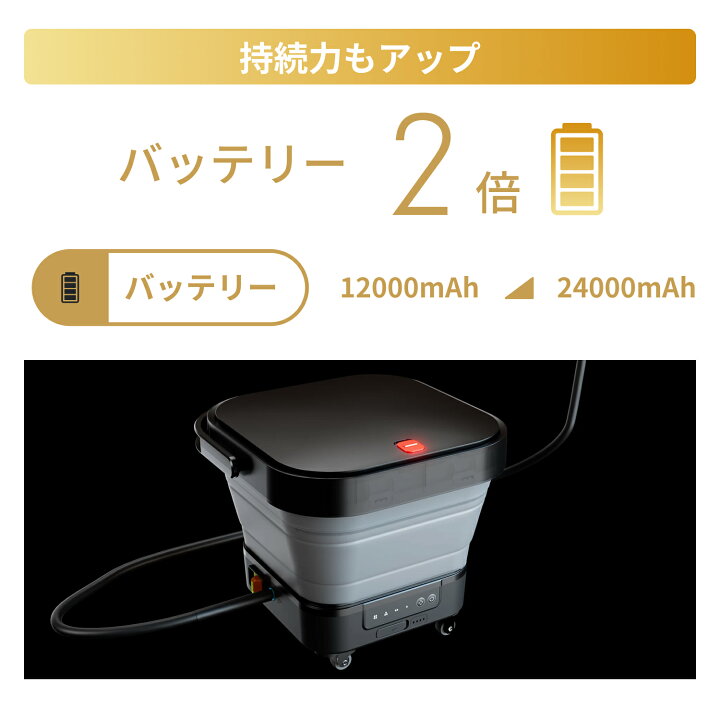 楽天市場】高圧洗浄機 2.0 スタンダードセット コードレス 充電式  