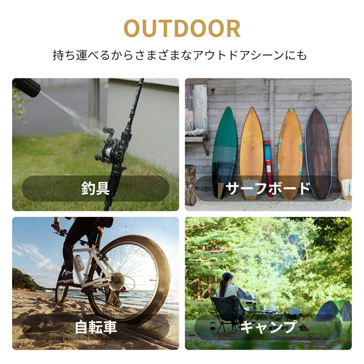 楽天市場】高圧洗浄機 2.0 スタンダードセット コードレス 充電式  