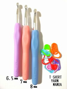 yzT-SHIRT YARN MANIA JMj 3{Zbg( 6.5mmA7mmA8mm) i}[J[t(10x) TVc[}jA tVc[҂ޕ ҂݂₷ j 킢pXeJ[ ݃J