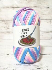 �S12�F�y���A�J���[���V���[�Y�z T-SHIRT YARN MANIA T�V���c���[�� �}�j�A 1�ʂ������30m(100g) ��l�C t�V���c���[�� �� �L�k������ �p�X�e�� �J���t�� MIX �~�b�N�X�J���[ �҂݂₷�� �ɑ��� ���