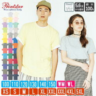 tシャツ メンズ 半袖 無地 厚手 5.6オンス プリントスター Printstar 00085-CVT 綿100％ コットン レディ…