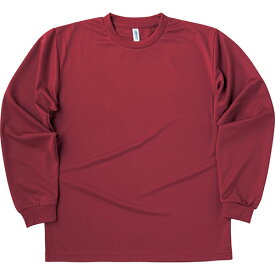 Tシャツ 長袖 メンズ 速乾 レディース 大きいサイズ 無地 ドライ ロンt スポーツ トレーニング ロングスリーブTシャツ ドライTシャツ 薄手 ロンTメンズ ブランド ろんt ロンティー 重ね着 シンプル ロングtシャツ 長袖tシャツ 白 黒 グリマー(glimmer) 00304-ALT 4.4オンス