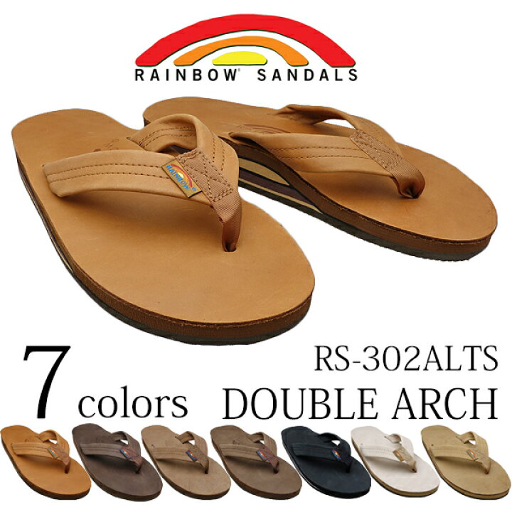 楽天市場】【返品交換可】Rainbow Sandals レインボーサンダル ダブル 