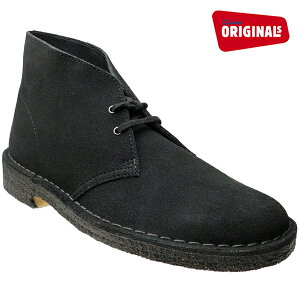yԕizClarks N[NX DESERT BOOT fU[gu[c 26107882 BLACK ubN XG[h Y u[c