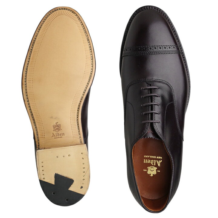 楽天市場】Alden オールデン 905 Straight Tip Bal Oxford パンチド 