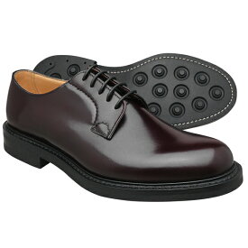 Church's チャーチ シャノン ポリッシュドバインダーカーフ バーガンディ ダイナイトソール SHANNON R(Rubber sole) BURGUNDY メンズ プレーントゥ 革靴≪UK直輸入・正規品