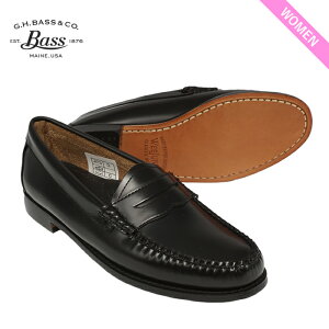 yԕizG.H.BASS WEEJUNS oX fB[X yj[[t@[  PENNY LOAFER BLACK ubN [t@[ 41010