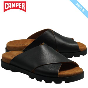 yԕiz Camper Jy[ BRUTUS SANDAL u[gDX T_ K100775-014 BLACK ubN Y T_ {v U[