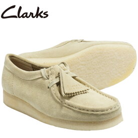 【幅広 2E】Clarks クラークス WALLABEE ワラビー 26155545 MAPLE SUEDE メープルスエード ブラウン ベージュ レディース ブーツ